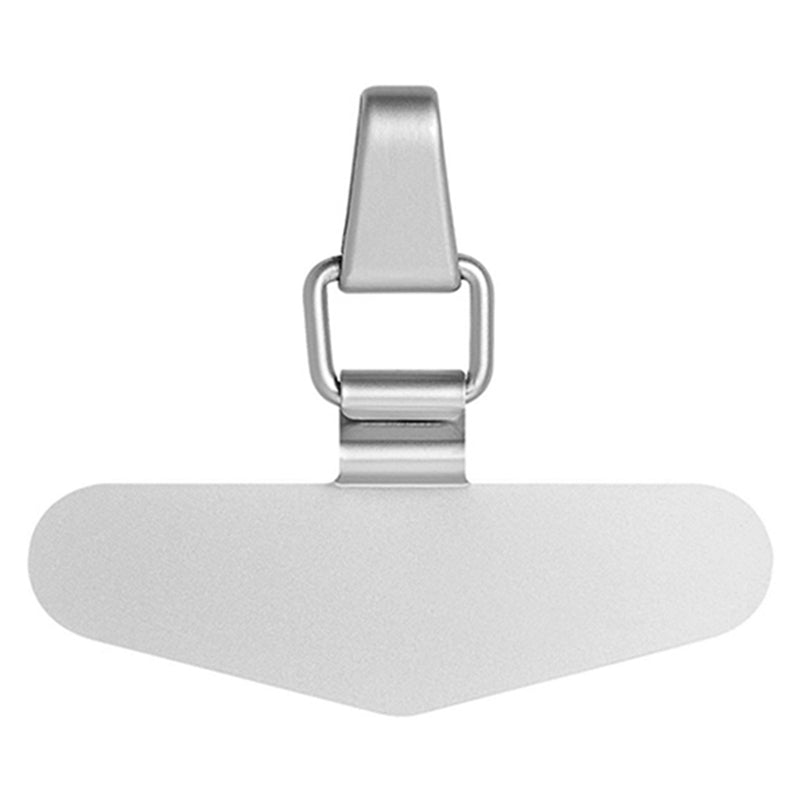 Universal Phone Tether Tab Triangle Metal Patch Pad for Phone Lanyard Strap Universal Phone Tether Tab Triangle Metal Patch Pad for Phone Lanyard Strap